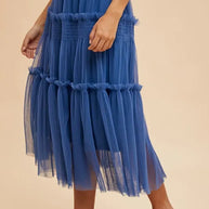 Annie Wear Tulle Tiered Midi Skirt-Skirts-Trendsi-[option4]-[option5]-[option6]-[option7]-[option8]-Shop-Boutique-Clothing-for-Women-Online