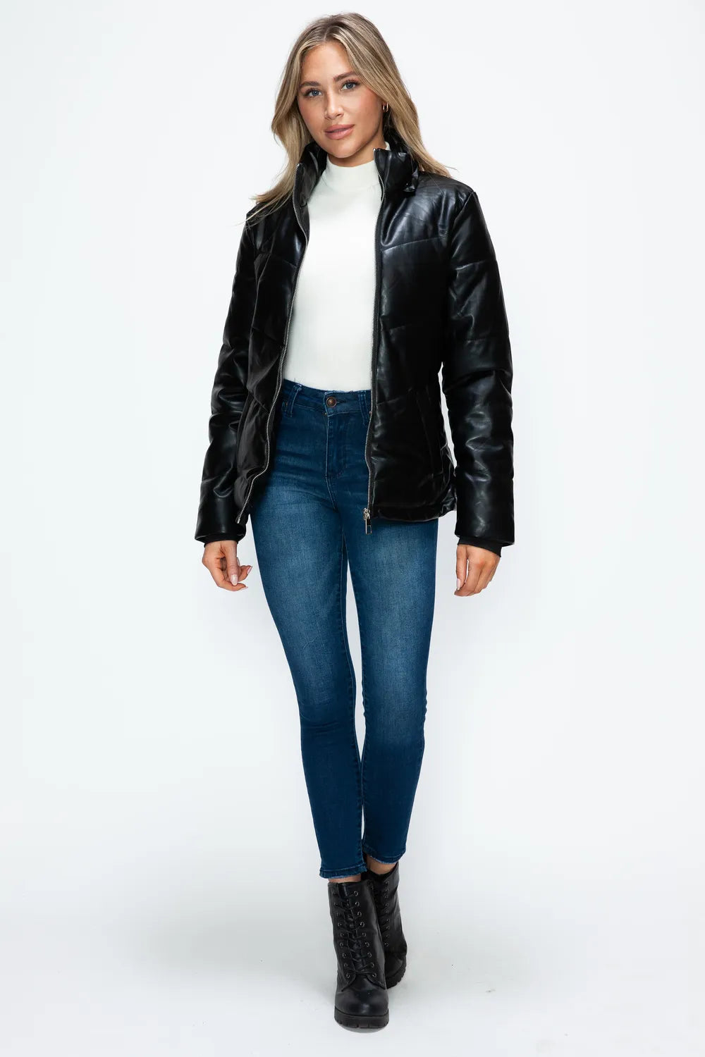 How Dare U Pocketed Zip Up Puffer Jacket with Removable Hood-Coats & Jackets-Trendsi-[option4]-[option5]-[option6]-[option7]-[option8]-Shop-Boutique-Clothing-for-Women-Online