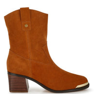 Emberly Suede Square Toe Ankle Boots-Rag Company-[option4]-[option5]-[option6]-[option7]-[option8]-Shop-Boutique-Clothing-for-Women-Online