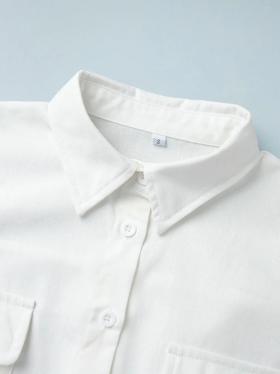 Casual Button Front Long Sleeve Romper-Sets-Trendsi-[option4]-[option5]-[option6]-[option7]-[option8]-Shop-Boutique-Clothing-for-Women-Online