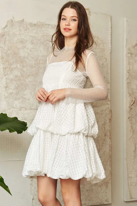 Davi & Dani Checker Print Side Pockets Textured Mini Dress-Dresses-Trendsi-[option4]-[option5]-[option6]-[option7]-[option8]-Shop-Boutique-Clothing-for-Women-Online