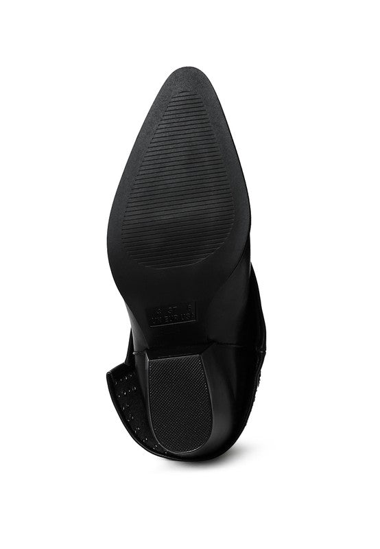 Mariachi Stud Embellished Foldover Boots-Rag Company-[option4]-[option5]-[option6]-[option7]-[option8]-Shop-Boutique-Clothing-for-Women-Online