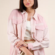 VERY J Mineral Washed Oversized Gauze Shacket-Womens Outerwear/Shacket-Trendsi-[option4]-[option5]-[option6]-[option7]-[option8]-Shop-Boutique-Clothing-for-Women-Online