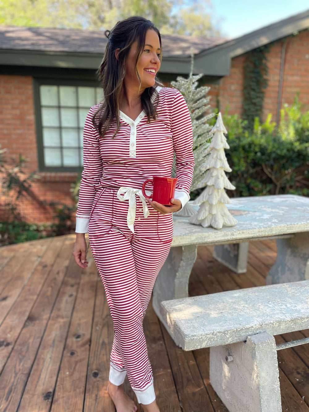 Candy Striped Pajama Pants Set-Womens-Ave Shops-[option4]-[option5]-[option6]-[option7]-[option8]-Shop-Boutique-Clothing-for-Women-Online