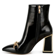 Pollux Metallic Chain Detail Boots-Rag Company-[option4]-[option5]-[option6]-[option7]-[option8]-Shop-Boutique-Clothing-for-Women-Online