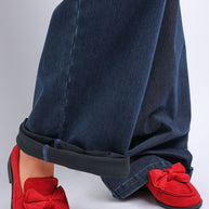 Havisham Bow Accent Heeled Loafers-Rag Company-[option4]-[option5]-[option6]-[option7]-[option8]-Shop-Boutique-Clothing-for-Women-Online