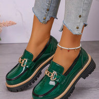 Round Toe Platform Loafers-Shoes-Trendsi-[option4]-[option5]-[option6]-[option7]-[option8]-Shop-Boutique-Clothing-for-Women-Online