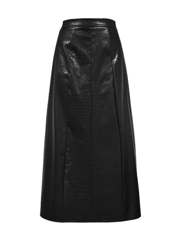 High Waist Midi Skirt-Skirts-Trendsi-[option4]-[option5]-[option6]-[option7]-[option8]-Shop-Boutique-Clothing-for-Women-Online