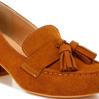 Aloha Tassels Detail Genuine Suede Loafers-Rag Company-[option4]-[option5]-[option6]-[option7]-[option8]-Shop-Boutique-Clothing-for-Women-Online