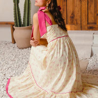 SO ME Ribbon Flowy Maxi Dress with Contrast Trim-Dresses-Trendsi-[option4]-[option5]-[option6]-[option7]-[option8]-Shop-Boutique-Clothing-for-Women-Online