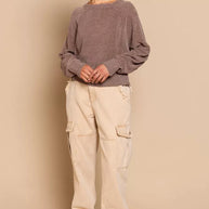 POL Round Neck Backless Sweater with Ribbed Edge-Sweaters-Trendsi-[option4]-[option5]-[option6]-[option7]-[option8]-Shop-Boutique-Clothing-for-Women-Online