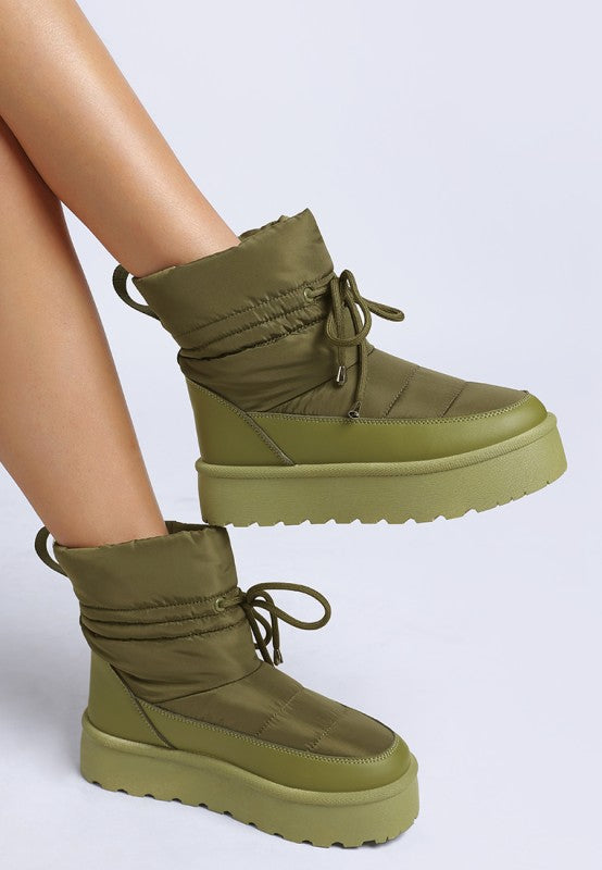 Pacos High Ankle Chunky Snow Boots-Rag Company-[option4]-[option5]-[option6]-[option7]-[option8]-Shop-Boutique-Clothing-for-Women-Online