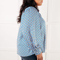 Skies Above Patterned Button Up Shirt-Tops-Ave Shops-[option4]-[option5]-[option6]-[option7]-[option8]-Shop-Boutique-Clothing-for-Women-Online