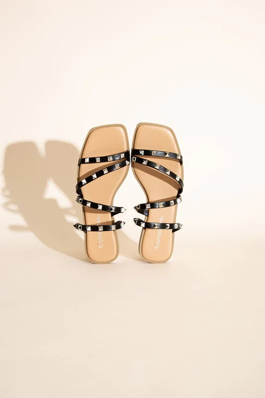 Temira Stud Sandals-The Bee Chic Boutique-8.5-[option4]-[option5]-[option6]-[option7]-[option8]-Shop-Boutique-Clothing-for-Women-Online