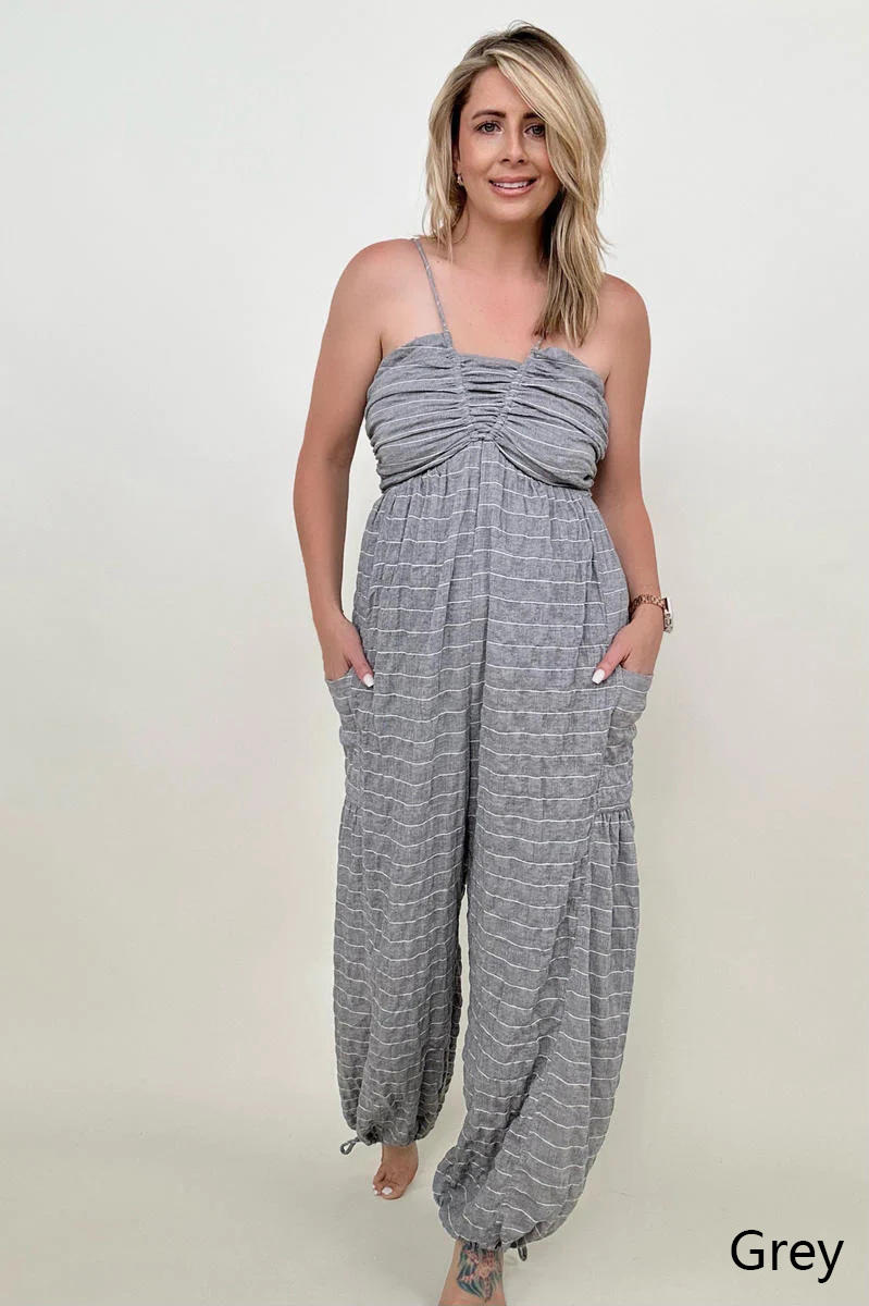 White Birch Sleeveless Halter Tie Back Woven Jumpsuit-Jumpsuits-Kiwidrop-[option4]-[option5]-[option6]-[option7]-[option8]-Shop-Boutique-Clothing-for-Women-Online