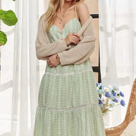 ADORA Gingham Detail Washed Dress-Dresses-Trendsi-[option4]-[option5]-[option6]-[option7]-[option8]-Shop-Boutique-Clothing-for-Women-Online