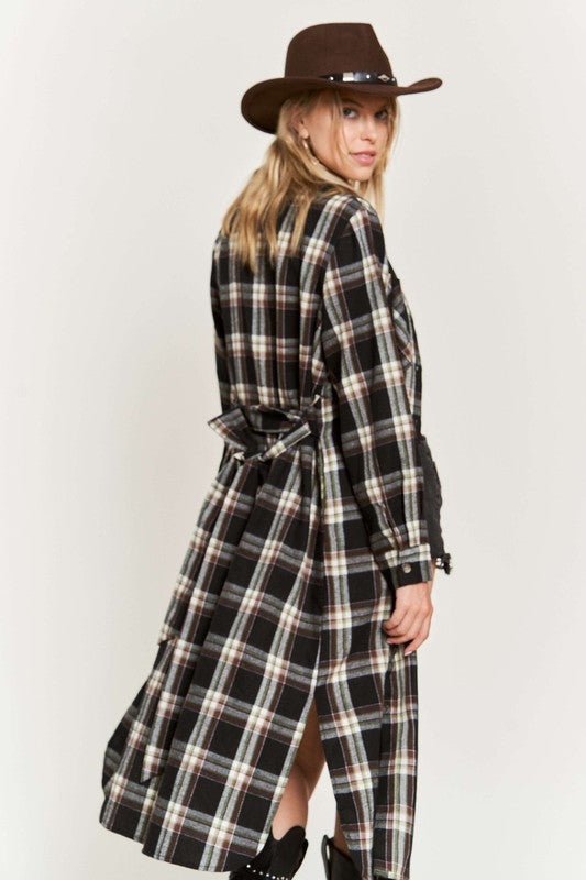 PLAID PRINT COLLAR LONG SHIRT DRESS PLUS SIZE-Jade By Jane-[option4]-[option5]-[option6]-[option7]-[option8]-Shop-Boutique-Clothing-for-Women-Online