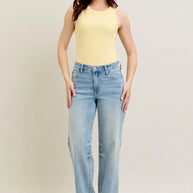 Judy Blue Release Hem Wide Leg Jeans-Trendsi-[option4]-[option5]-[option6]-[option7]-[option8]-Shop-Boutique-Clothing-for-Women-Online