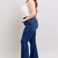 Judy Blue High Rise Flare Jeans-Trendsi-[option4]-[option5]-[option6]-[option7]-[option8]-Shop-Boutique-Clothing-for-Women-Online