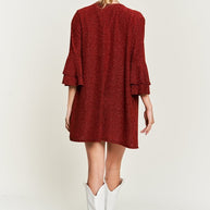 Glitter bell sleeve kimono cardigan-Jade By Jane-[option4]-[option5]-[option6]-[option7]-[option8]-Shop-Boutique-Clothing-for-Women-Online