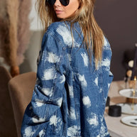 BiBi Washed Tie Dye Denim Jacket-Jacket-Trendsi-[option4]-[option5]-[option6]-[option7]-[option8]-Shop-Boutique-Clothing-for-Women-Online