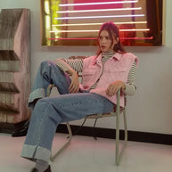 Annie Wear Texture Quilted Snap Down Vest Coat-Vest-Trendsi-[option4]-[option5]-[option6]-[option7]-[option8]-Shop-Boutique-Clothing-for-Women-Online