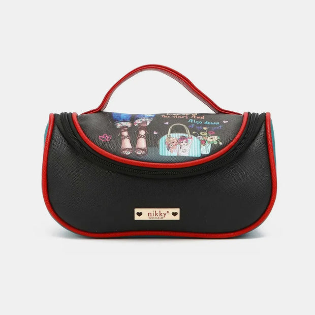 Nicole Lee USA Nikky Contrast Makeup Bag-Bags-Trendsi-[option4]-[option5]-[option6]-[option7]-[option8]-Shop-Boutique-Clothing-for-Women-Online