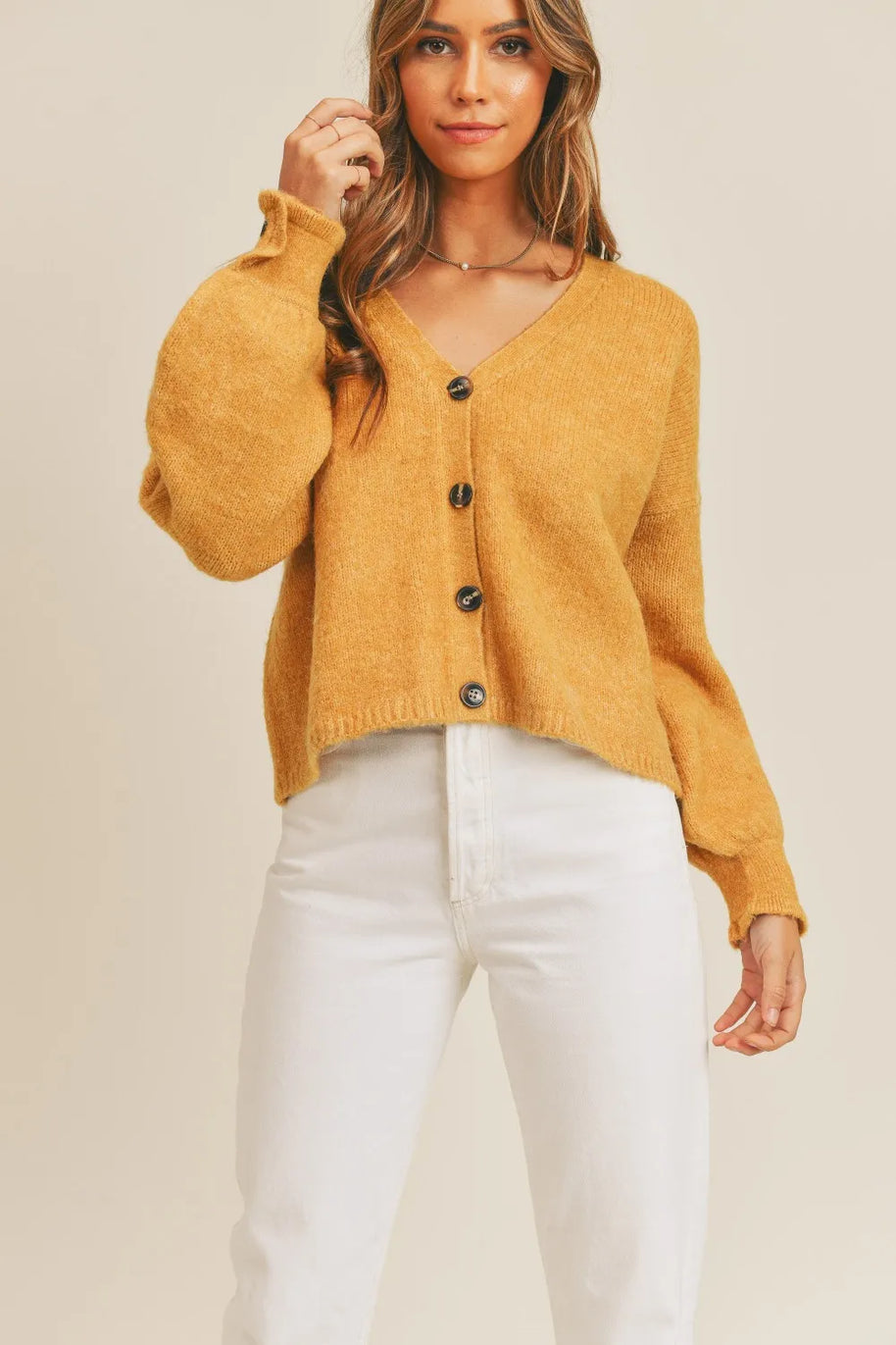 MABLE Long Sleeve Button Down Sweater Cardigan-Cardigan-Trendsi-[option4]-[option5]-[option6]-[option7]-[option8]-Shop-Boutique-Clothing-for-Women-Online