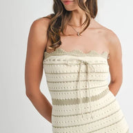 MABLE Contrast Striped Crochet Knit Midi Dress-Dresses-Trendsi-[option4]-[option5]-[option6]-[option7]-[option8]-Shop-Boutique-Clothing-for-Women-Online