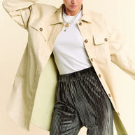 Davi & Dani Faux Leather Button Up Jacket with Chest Pockets-Jackets-Trendsi-[option4]-[option5]-[option6]-[option7]-[option8]-Shop-Boutique-Clothing-for-Women-Online