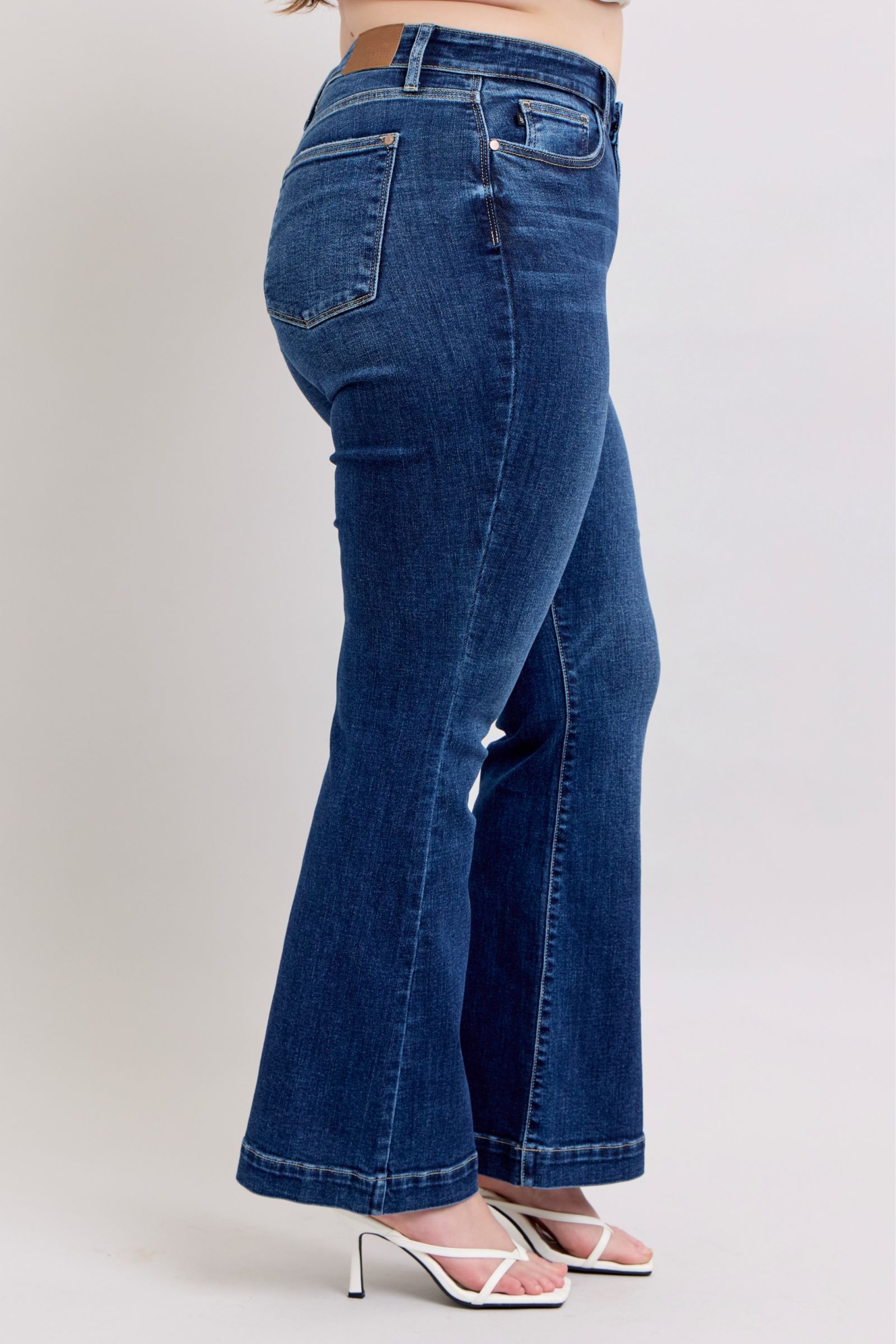 Judy Blue High Rise Flare Jeans-Trendsi-[option4]-[option5]-[option6]-[option7]-[option8]-Shop-Boutique-Clothing-for-Women-Online