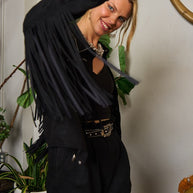 Suede studded fringe jacket PLUS SIZE-Jade By Jane-[option4]-[option5]-[option6]-[option7]-[option8]-Shop-Boutique-Clothing-for-Women-Online