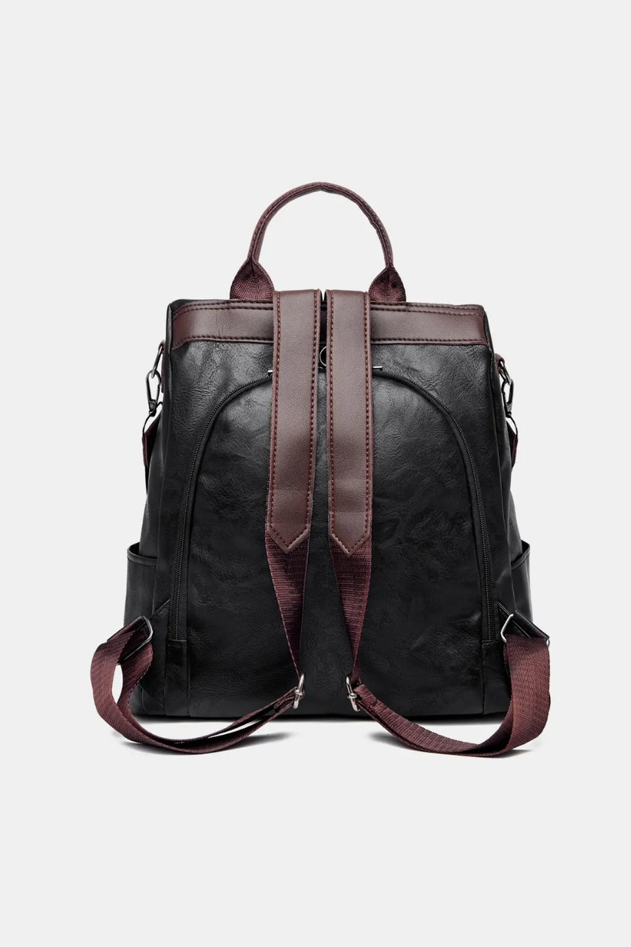 PU Leather Backpack Bag-backpack-Trendsi-[option4]-[option5]-[option6]-[option7]-[option8]-Shop-Boutique-Clothing-for-Women-Online