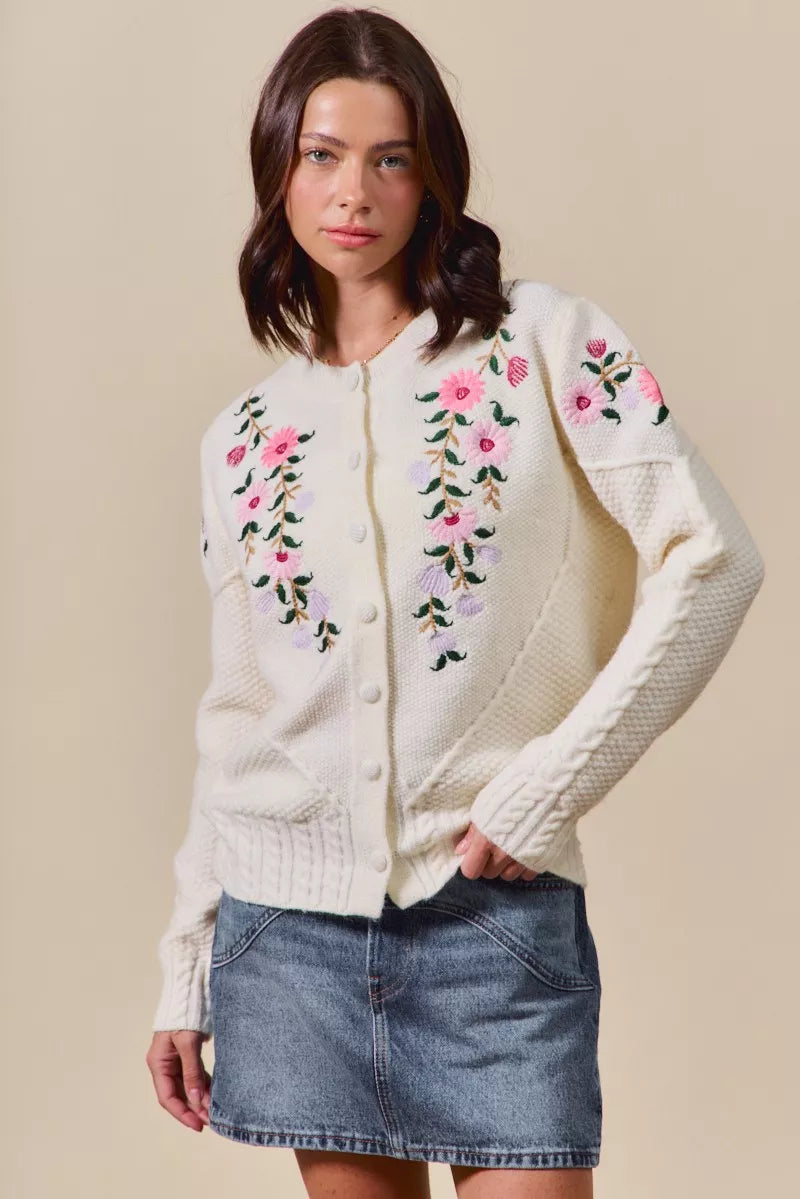 SO ME Floral Embroidered Coquette Sweater Cardigan-Cardigan-Trendsi-[option4]-[option5]-[option6]-[option7]-[option8]-Shop-Boutique-Clothing-for-Women-Online