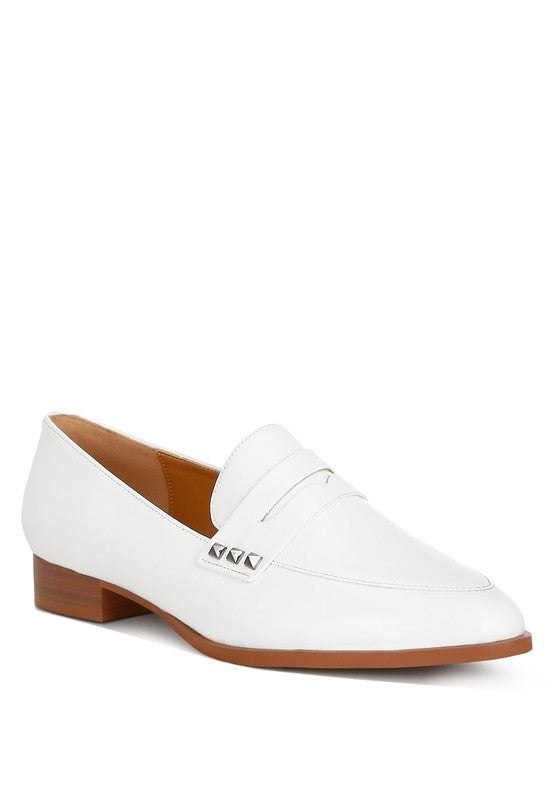 Noshiya Patent Pleather Penny Loafers-Rag Company-[option4]-[option5]-[option6]-[option7]-[option8]-Shop-Boutique-Clothing-for-Women-Online