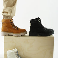 Boskoff Lace-Up Chunky Warm Ankle Boots-Rag Company-[option4]-[option5]-[option6]-[option7]-[option8]-Shop-Boutique-Clothing-for-Women-Online