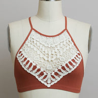 Crochet Lace High Neck Bralette-Leto Accessories-[option4]-[option5]-[option6]-[option7]-[option8]-Shop-Boutique-Clothing-for-Women-Online