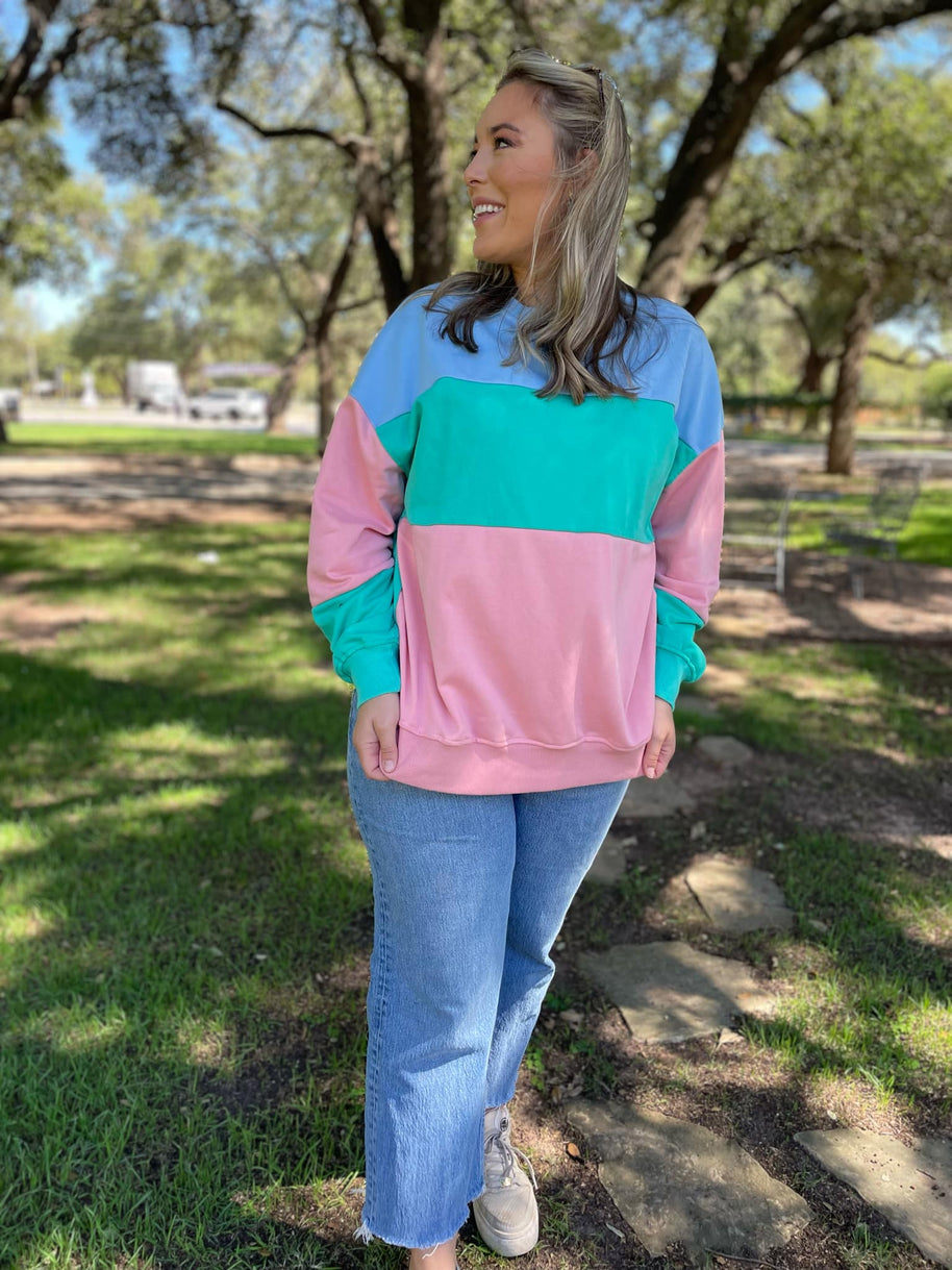 Finnley Colorblock Pullover in Four Colors-Womens-Ave Shops-[option4]-[option5]-[option6]-[option7]-[option8]-Shop-Boutique-Clothing-for-Women-Online