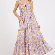 Mittoshop Floral Smocked Back Ruffled Hem Maxi Cami Dress-Dresses-Trendsi-[option4]-[option5]-[option6]-[option7]-[option8]-Shop-Boutique-Clothing-for-Women-Online