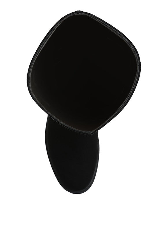 Chiru Round Toe Microfiber Calf Boots-Rag Company-[option4]-[option5]-[option6]-[option7]-[option8]-Shop-Boutique-Clothing-for-Women-Online