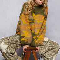 POL Mock Neck Abstract Colorblock Pattern Sweater-Sweaters-Trendsi-[option4]-[option5]-[option6]-[option7]-[option8]-Shop-Boutique-Clothing-for-Women-Online