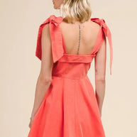 SO ME Fit and Flare Washed Gameday Dress-Dresses-Trendsi-[option4]-[option5]-[option6]-[option7]-[option8]-Shop-Boutique-Clothing-for-Women-Online