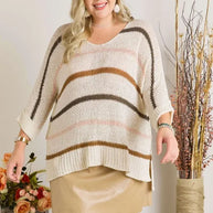 ADORA Full Size Multi Color Strip Sweater-Sweaters-Trendsi-[option4]-[option5]-[option6]-[option7]-[option8]-Shop-Boutique-Clothing-for-Women-Online