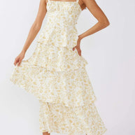 Floral Layered Ruffle Dress-Dresses-Trendsi-[option4]-[option5]-[option6]-[option7]-[option8]-Shop-Boutique-Clothing-for-Women-Online