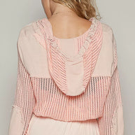 POL Texture Woven Button Down Hooded Shirt with Drawstring Hem-Sweatshirts & Hoodies-Trendsi-[option4]-[option5]-[option6]-[option7]-[option8]-Shop-Boutique-Clothing-for-Women-Online