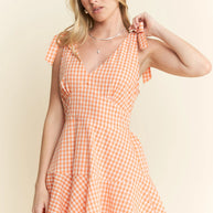 Jade By Jane Sleeveless Gingham Print Tiered Midi Dress-Dresses-Trendsi-[option4]-[option5]-[option6]-[option7]-[option8]-Shop-Boutique-Clothing-for-Women-Online