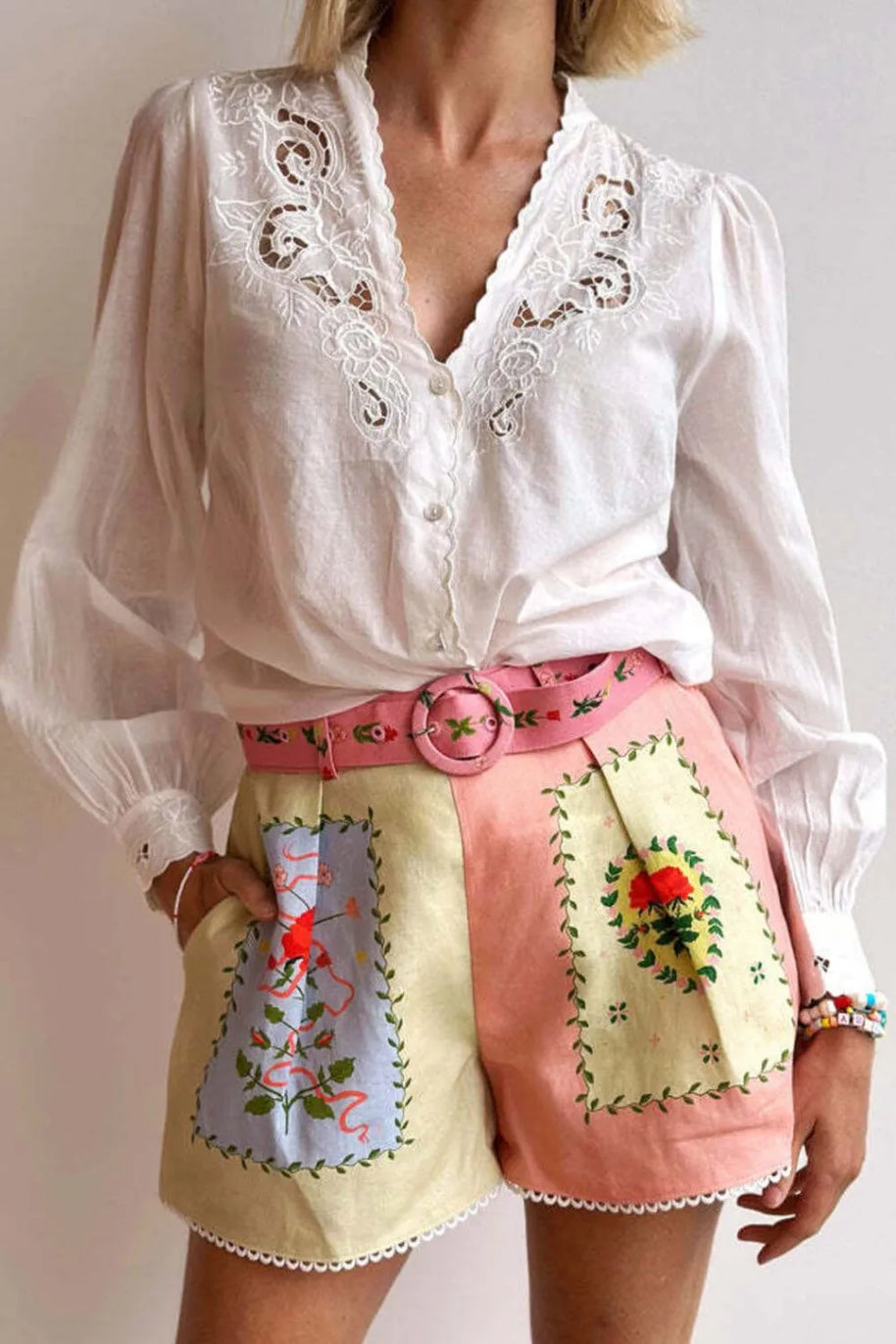 Printed Short Sleeve Shirt and Shorts Set-Sets-Trendsi-[option4]-[option5]-[option6]-[option7]-[option8]-Shop-Boutique-Clothing-for-Women-Online