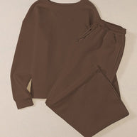 Textured Top and Pants Set-JUNIPER BLVD-[option4]-[option5]-[option6]-[option7]-[option8]-Shop-Boutique-Clothing-for-Women-Online