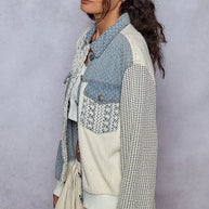 POL Lace Details Button Up Jacket with Chest Pockets-Jacket-Trendsi-[option4]-[option5]-[option6]-[option7]-[option8]-Shop-Boutique-Clothing-for-Women-Online