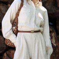 Casual Button Front Long Sleeve Romper-Sets-Trendsi-[option4]-[option5]-[option6]-[option7]-[option8]-Shop-Boutique-Clothing-for-Women-Online